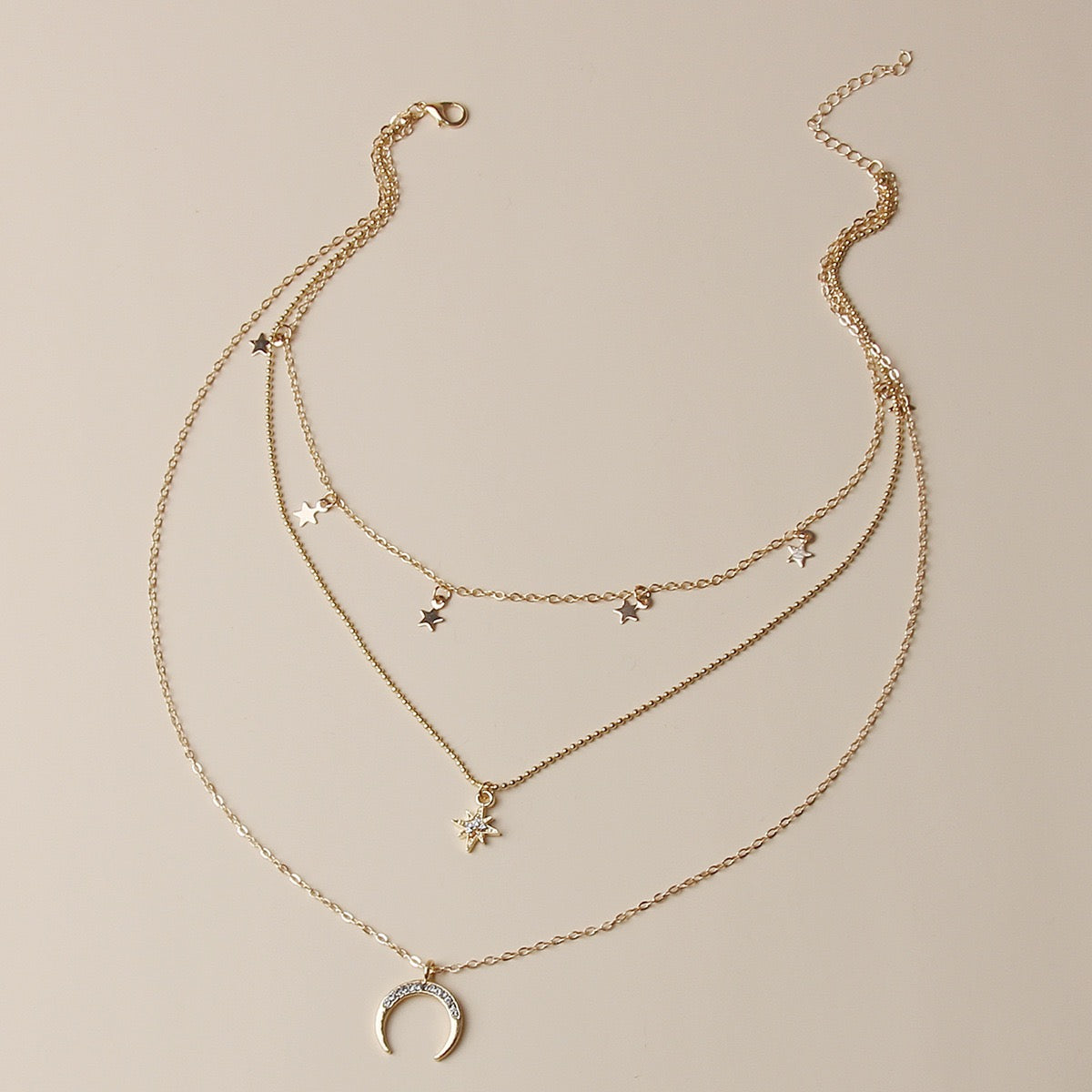 Moon Star Necklace