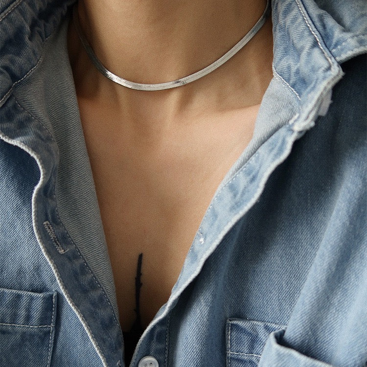 Double Layered Collarbone Necklace