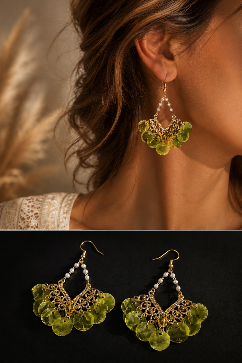 Vintage Shell Earrings