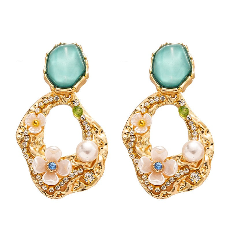 Vintage Glitter Earrings